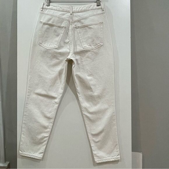 Ivory high Waisted Jeans, Topshop, Size 8 - Picture 4 of 11